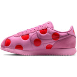 Nike Cortez Polka Dots Light Magenta Bright Crimson Pink (Women's) sneakers — style IR1332-500 — photo 3 of 5 - Image 3