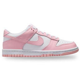 Nike Dunk Low Weiß Mittleres Sanftes Rosa (GS)