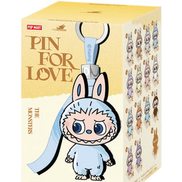 Pop Mart Labubu The Monsters Pin for Love Series Vinyl Plush Pendant (A-M) Single Blind Box