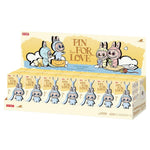 Box of 'Pin for Love' pins with cartoon characters on a white background - Image 2