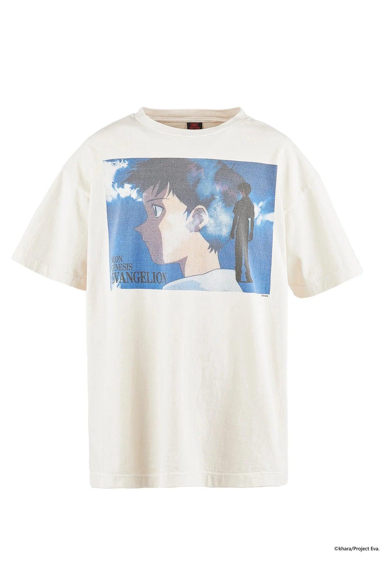 Saint Michael x Neon Genesis Evangelion Shinji Tee White - Supra Sneakers