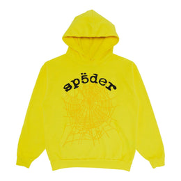 Sp5der Legacy Web Hoodie Yellow