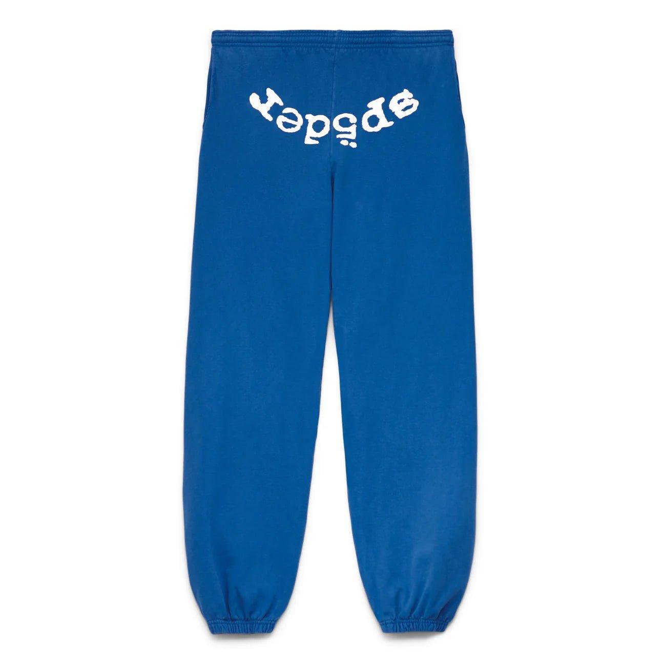 Sp5der Legacy Web Sweatpants Blue - Supra Sneakers