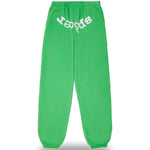 Sp5der Legacy Web Sweatpants Green - Image 1
