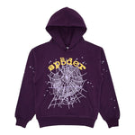 Sp5der Purple Star OG Web V2 Hoodie Purple "Lakers" - Image 1