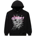 Sp5der x Druski Coulda Been Heart Punk V2 Hoodie Owl Black