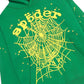 Sp5der Star OG Web v2 Hoodie Slime Green