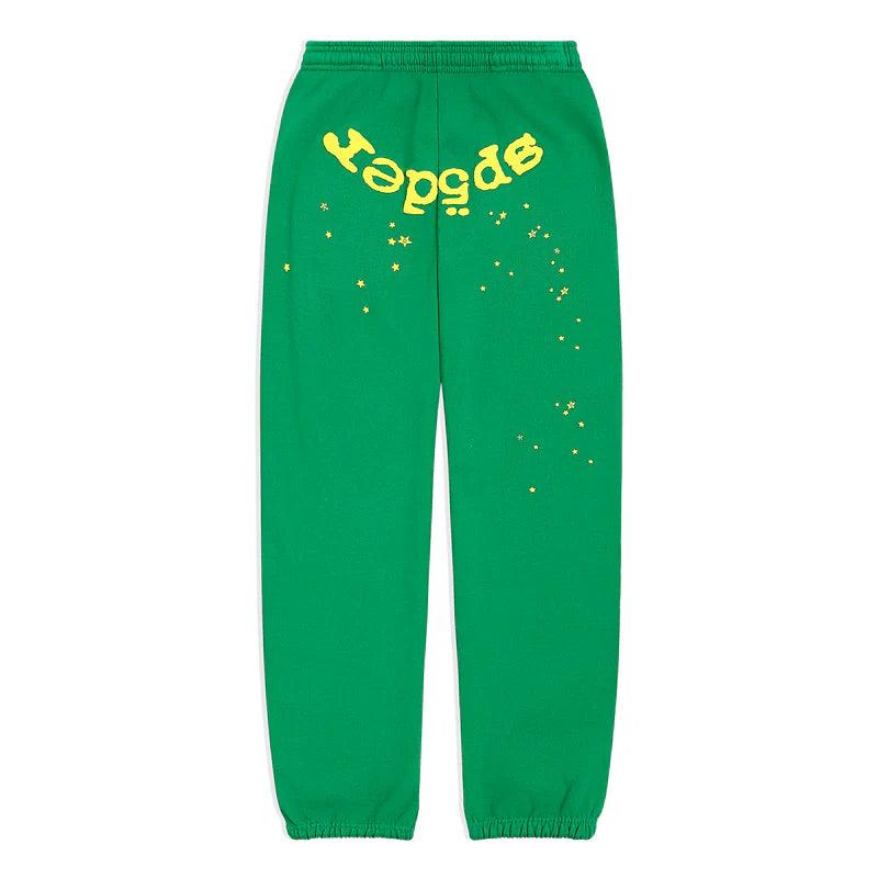 Sp5der Star OG Web v2 Sweatpant Slime Green