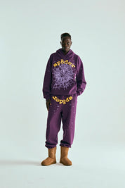 Sp5der Purple Star OG Web V2 Sweatpant Purple "Lakers"