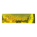 Supreme Adesivo con Logo Box con Rilievo Oro Metallico