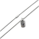 Chrome Hearts Tiny Star Dog Tag necklace in sterling silver on a 75 cm chain - Image 4