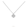 Van Cleef & Arpels Ciondolo Sweet Alhambra in oro bianco 18K, diamanti