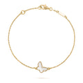 Bracciale Van Cleef & Arpels Sweet Butterflies in oro giallo 18K, madreperla