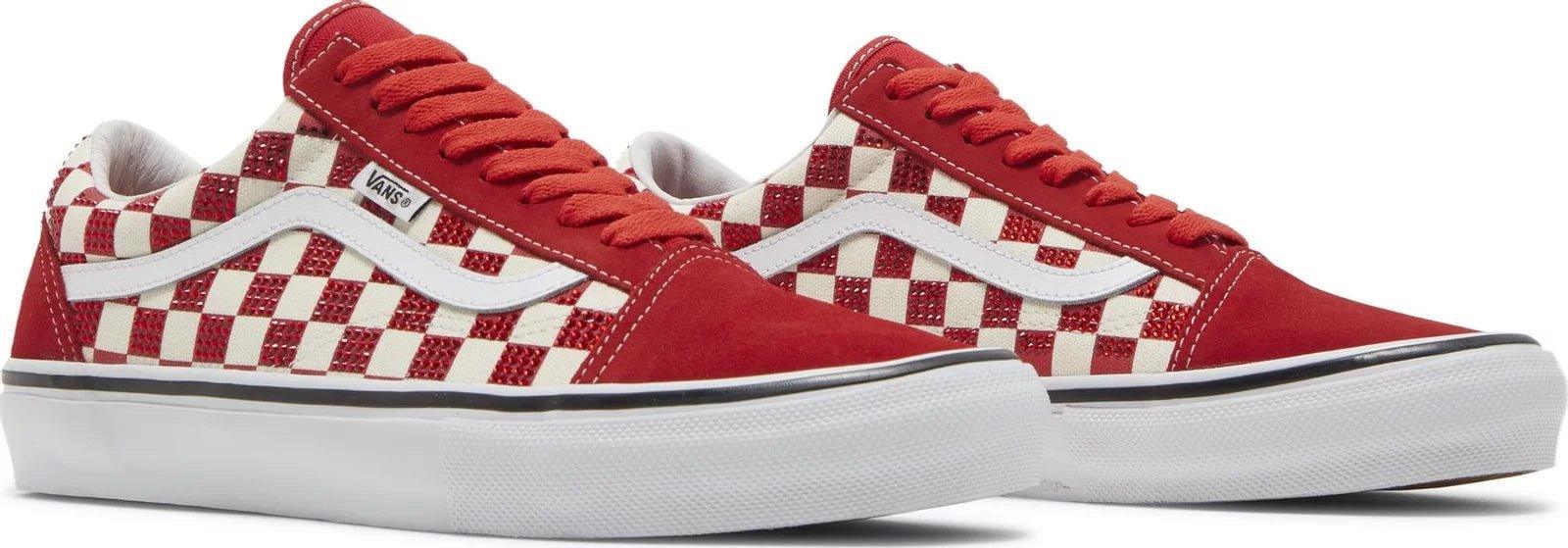 Vans Old Skool Supreme Swarovski Red - Supra Sneakers