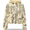 Vertabrae VERT Ivory Graffit Zip Up Hoodie