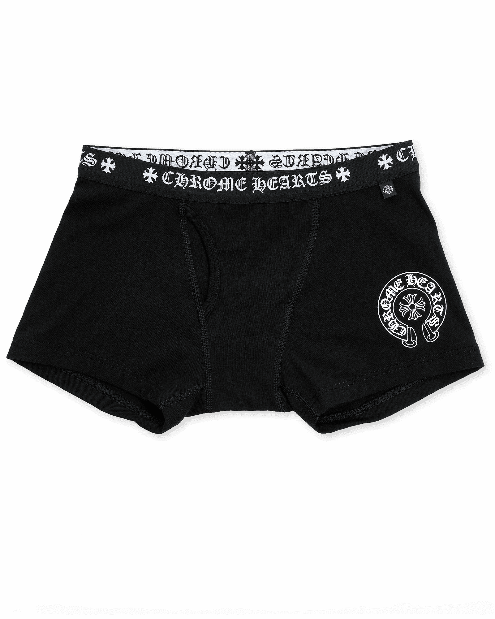 Chrome Hearts Horseshoe Boxer Brief Shorts Black / White, Shorts - Supra Sneakers