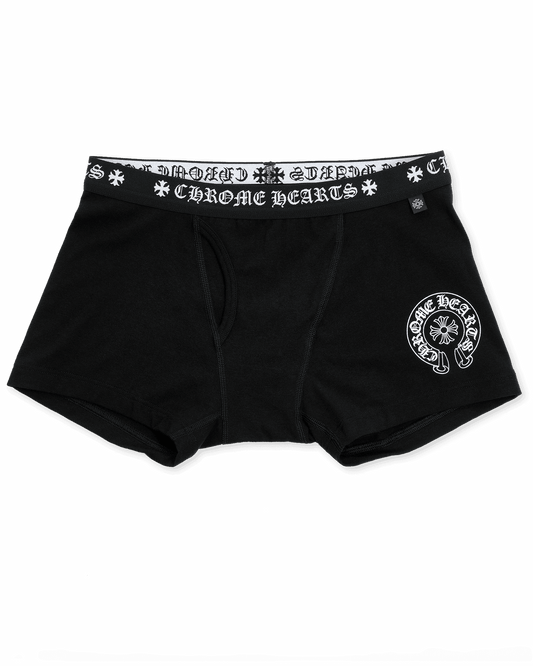 Chrome Hearts Horseshoe Boxer Brief Shorts Black / White, Shorts - Supra Sneakers