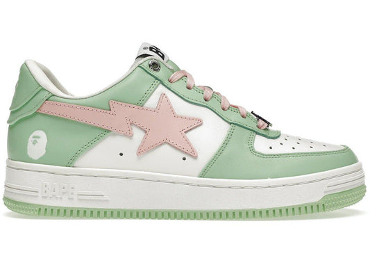 A Bathing Ape Bape Sta Pastel Green - Supra Sneakers