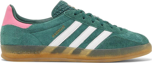 Adidas Gazelle Indoor Collegiate Green Lucid Pink (W) - Supra Sneakers