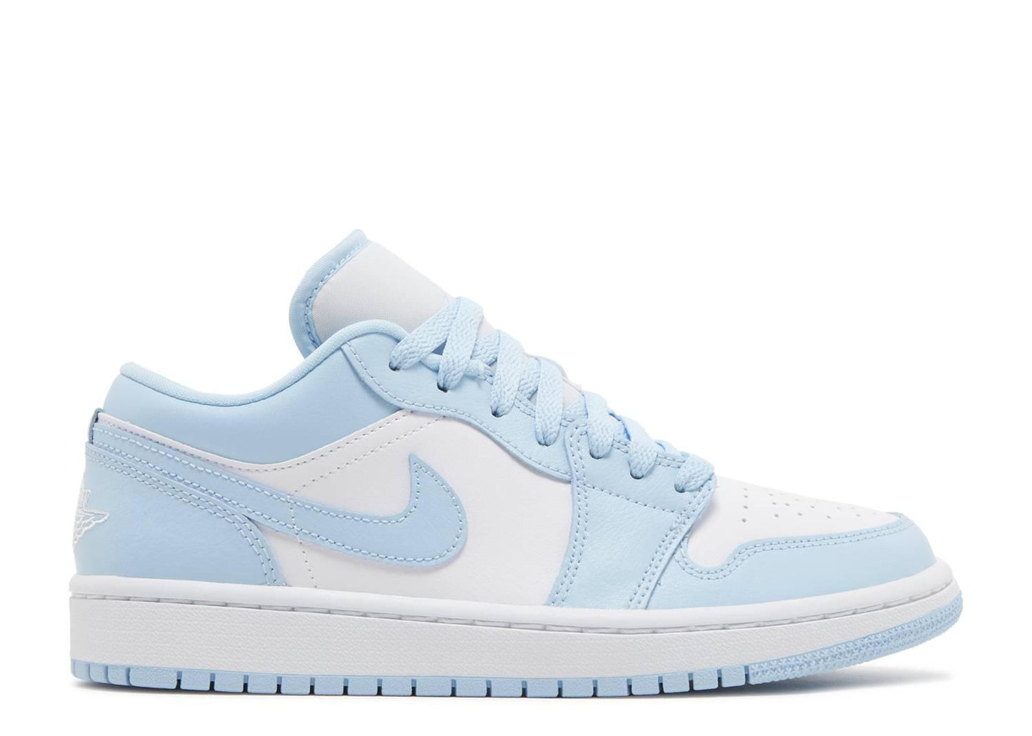 Air Jordan 1 Low White Ice Blue Aluminum (W) - Supra Sneakers