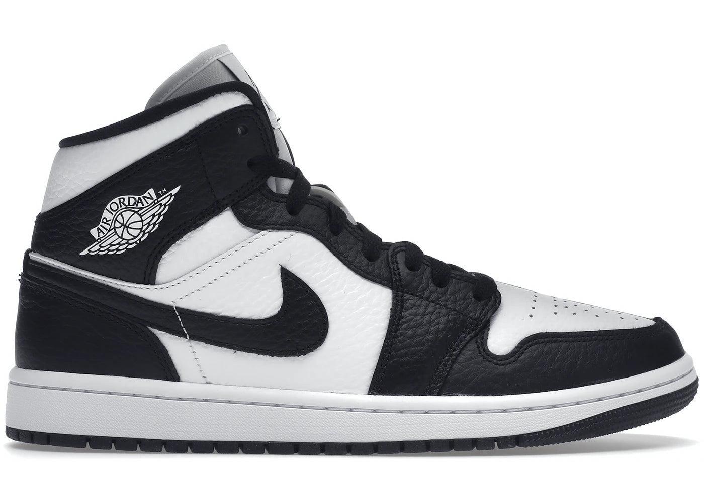 Air Jordan 1 Mid Split Black White (W) - Supra Sneakers