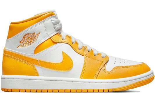 Air Jordan 1 Mid White University Gold (W) - Supra Sneakers