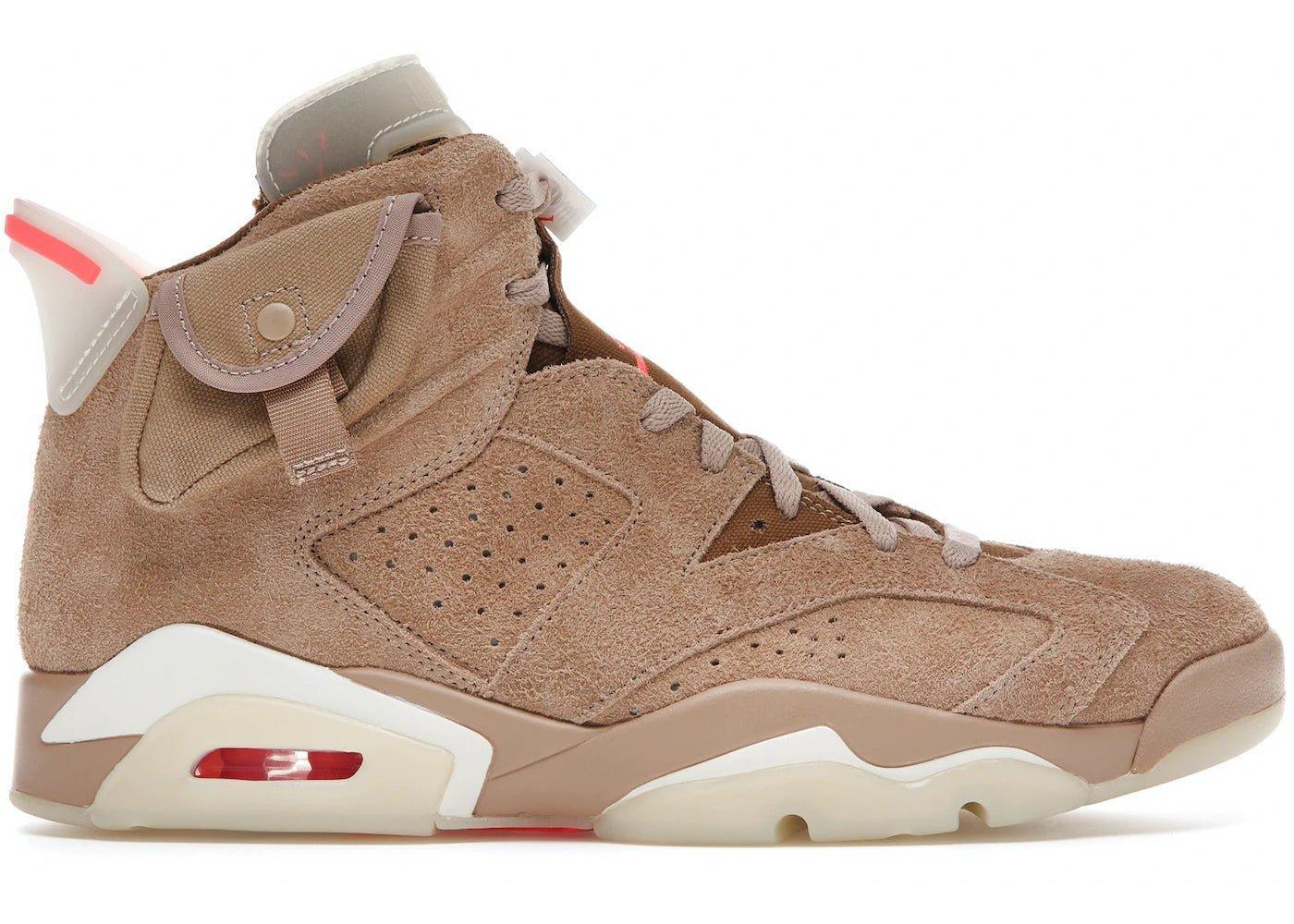 Air Jordan 6 Retro Travis Scott British Khaki - Supra Sneakers