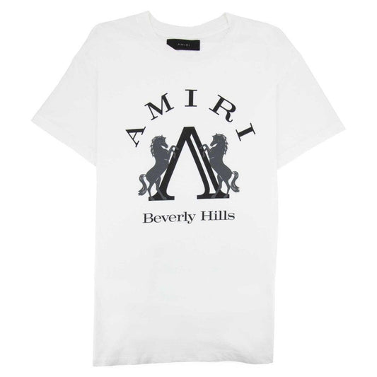 Amiri Beverly Hills Horse Tee White - Supra Sneakers