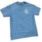 Anti Social Social Club Logo Tee Baby Blue / White - Supra Sneakers