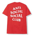 T-shirt Rossa con Logo Anti Social Social Club