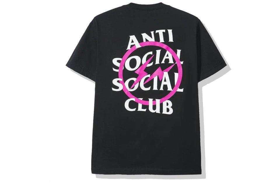 Anti Social Social Club x Fragment Pink Bolt Tee - Supra Sneakers