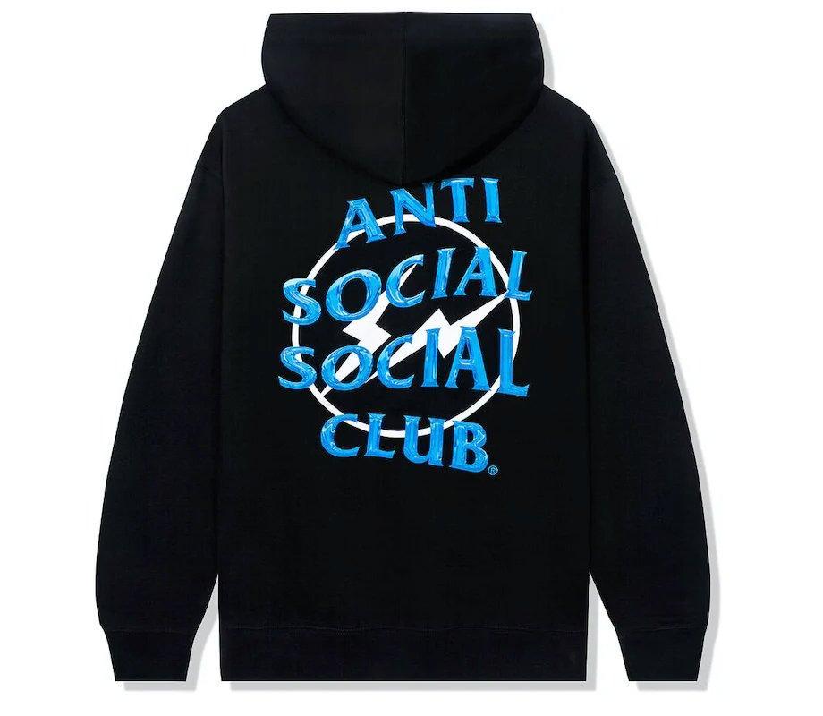 Anti Social Social Club x Fragment Precious Petals Hoodie (FW22) Black Blue - Supra Sneakers