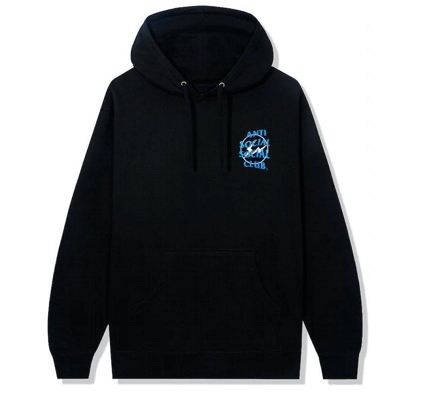 Anti Social Social Club x Fragment Precious Petals Hoodie (FW22) Black Blue - Supra Sneakers