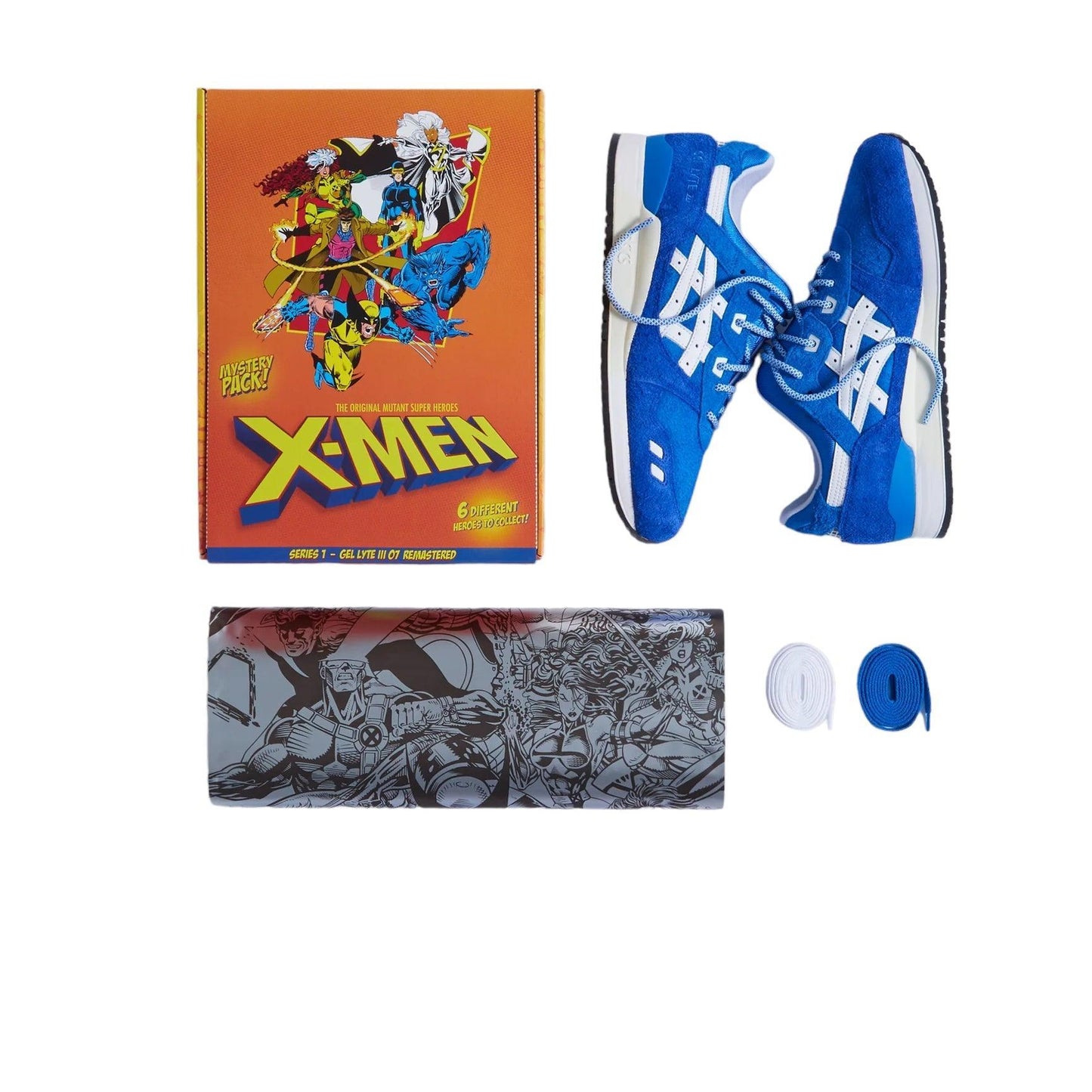 ASICS Gel-Lyte III '07 Remastered Kith Marvel X-Men Mystery Sealed Box (Trading Card Included) - Supra Sneakers