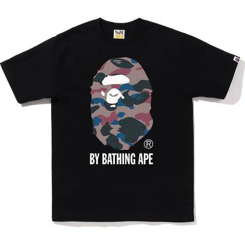 Bape Grid Camo By Bathing Ape Tee Black / Purple - Supra Sneakers