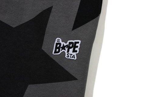 Bape Sta Pattern Wide Fit Sweat Shorts Black - Supra Sneakers