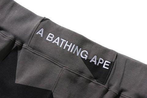 Bape Sta Pattern Wide Fit Sweat Shorts Black - Supra Sneakers