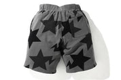 Bape Sta Pattern Wide Fit Sweat Shorts Black - Supra Sneakers