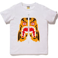 Bape Tigre Tee Bianca per Donne