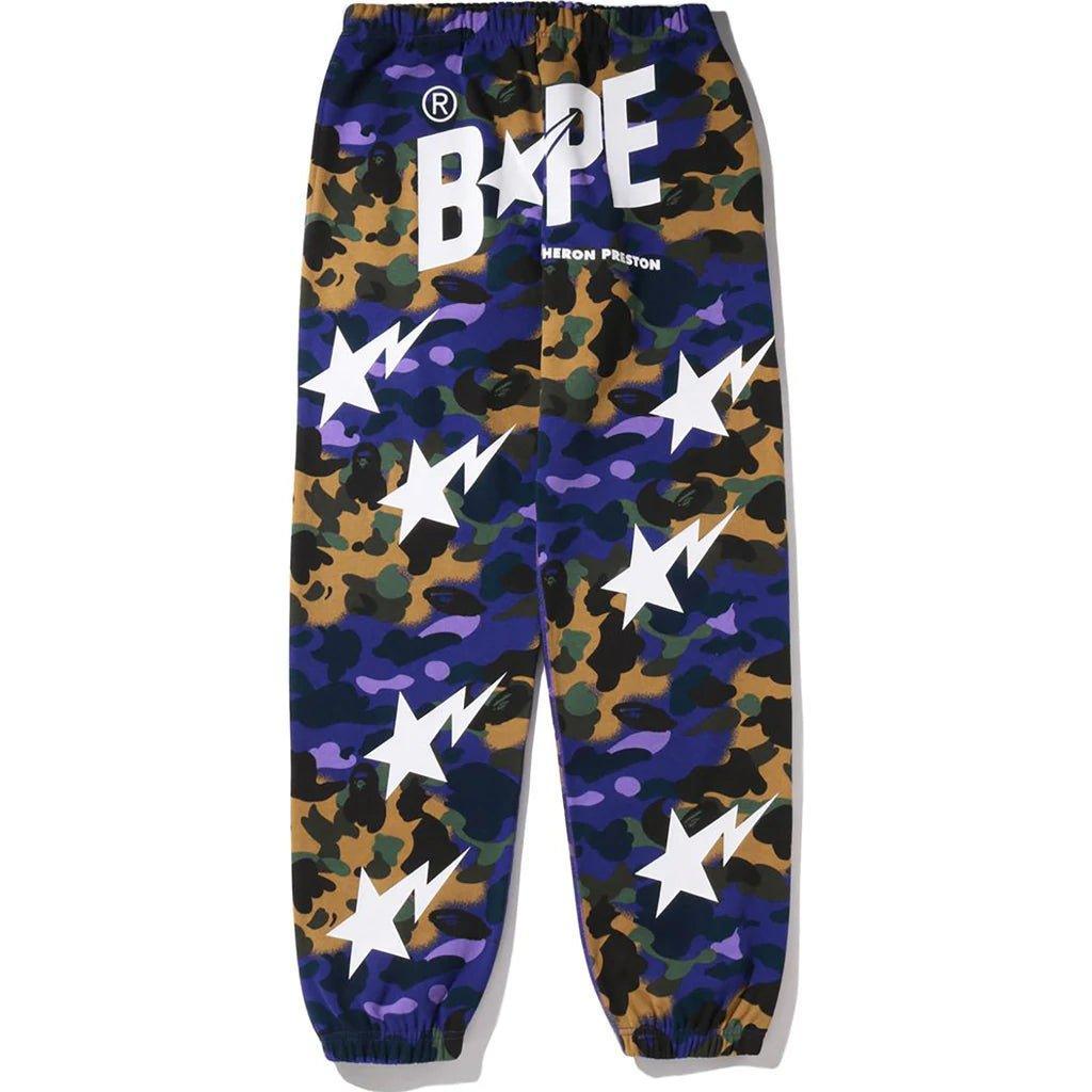 Bape x Heron Preston Mix 1st Camo Sweat Pants - Supra Sneakers