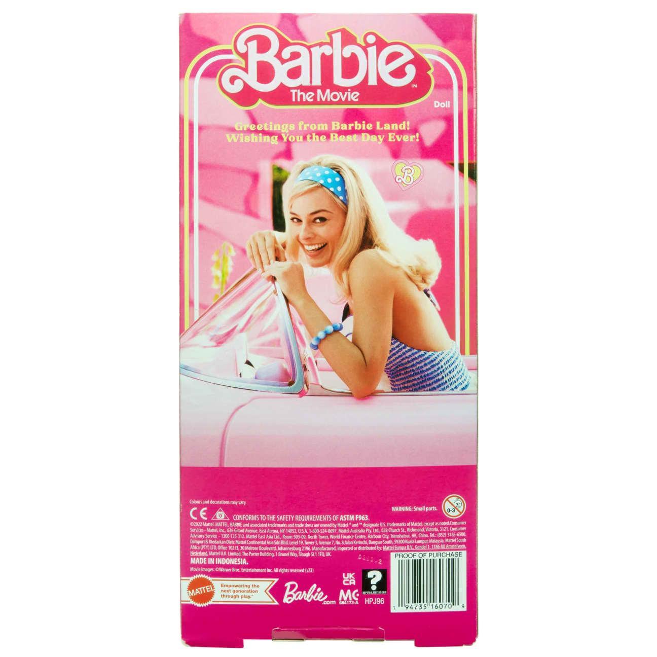 Barbie the Movie Collectible Doll, Margot Robbie As Barbie In Pink Gingham Dress (In Hand) - Supra Sneakers