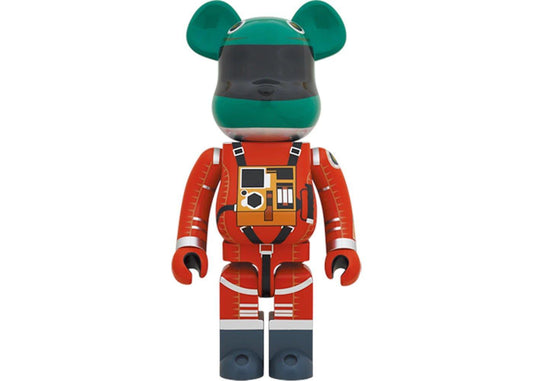 Bearbrick 2001: a space odyssey Space Suit Green Helmet & Orange Suit 1000% - Supra Sneakers