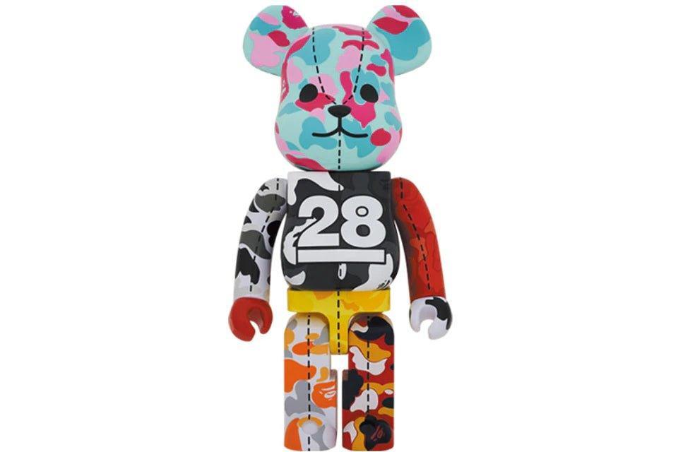 Bearbrick x BAPE 28th Anniversary Camo #3 1000% - Supra Sneakers