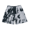 Bravest Studios Shorts neri con stampa di mucca