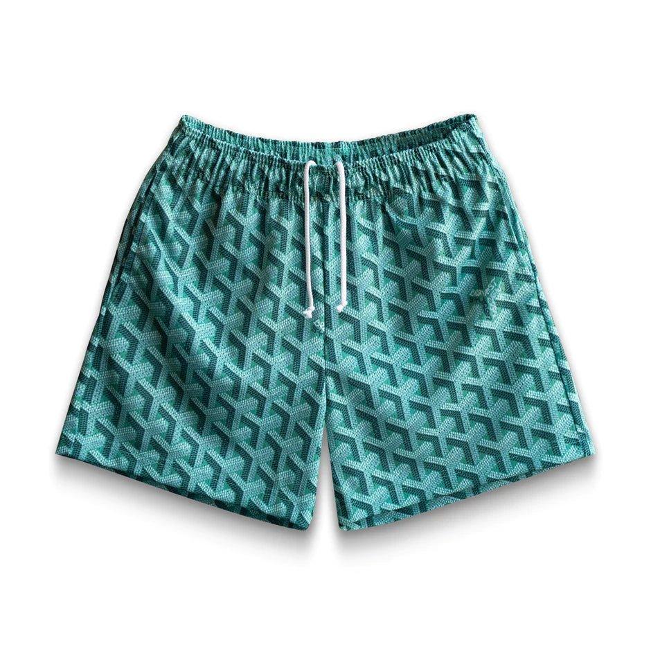 Bravest Studios Green Paris Shorts - Supra Sneakers