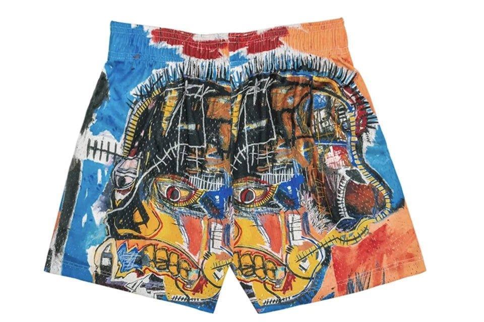 Bravest Studios Jean Michel Basquiat Shorts Orange - Supra Sneakers