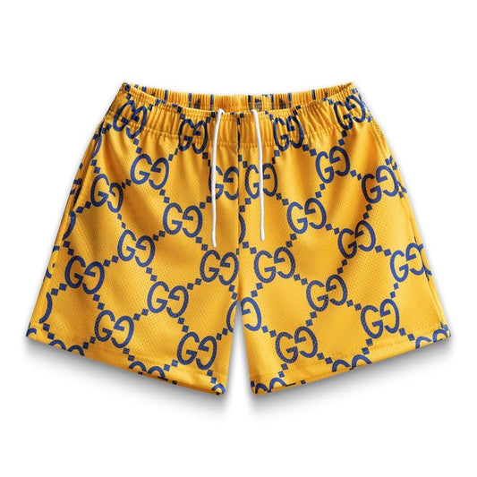 Bravest Studios Mega G LA Shorts Yellow - Supra Sneakers