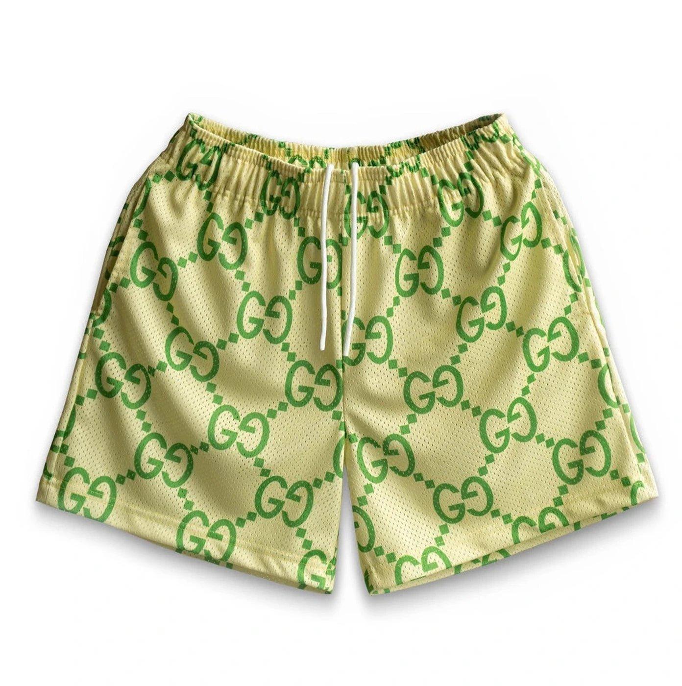 Bravest Studios Mega G Yellow Green Shorts - Supra Sneakers