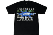 Cactus Plant Flea Market Coachella Weekend 2 T-shirt Black - Supra Sneakers