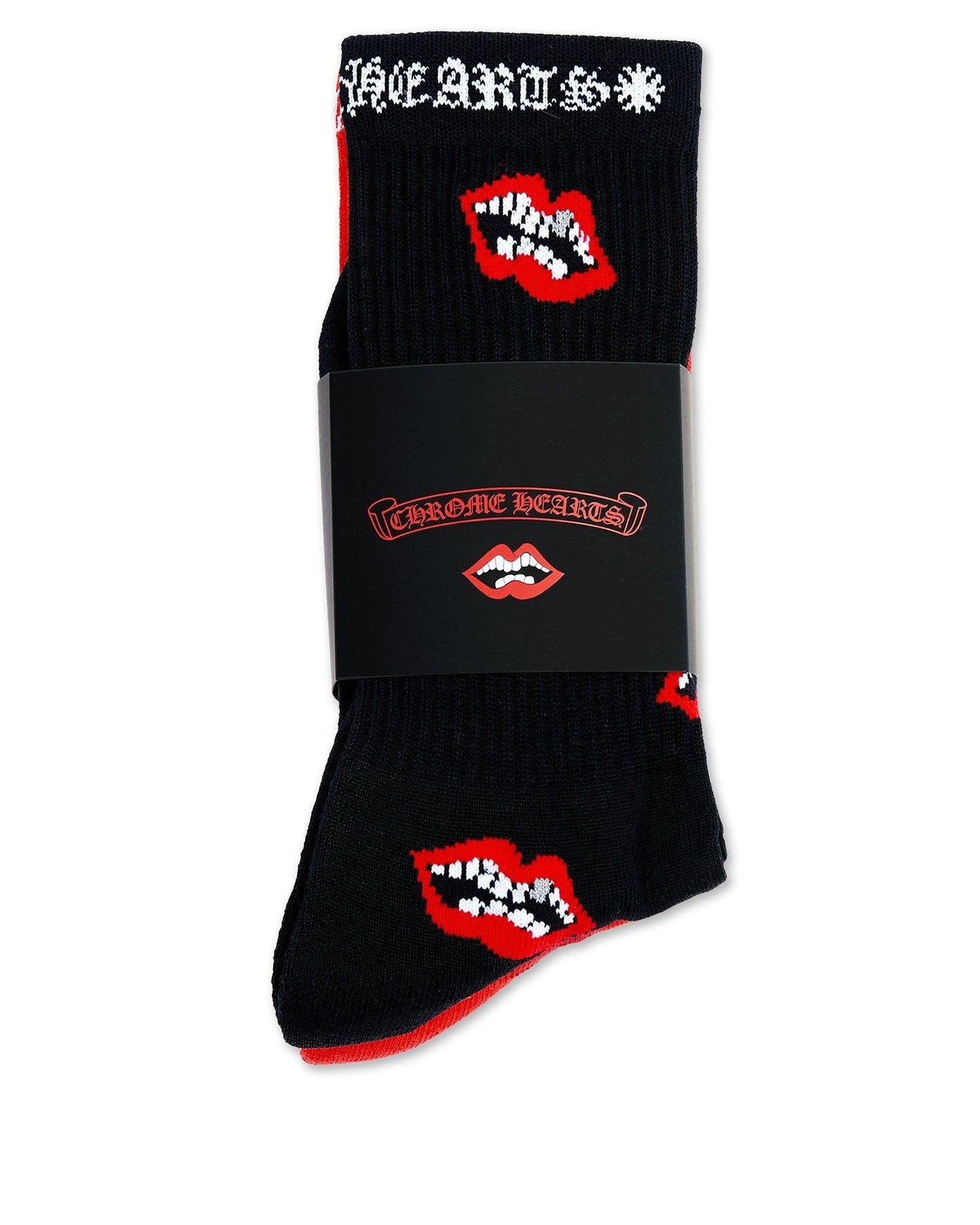 Chrome Hearts 3 Pack Chomper Socks - Supra Sneakers